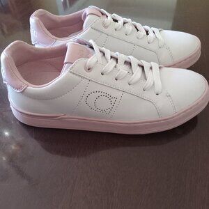 Coach Leather Sneaker Lowline Pink size 5.5